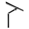 Schreibtischleuchte Alu/KU schwarz H.720mm verstellb.m.LED