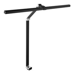 Schreibtischleuchte Alu/KU schwarz H.720mm verstellb.m.LED