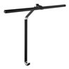 Schreibtischleuchte Alu/KU schwarz H.720mm verstellb.m.LED