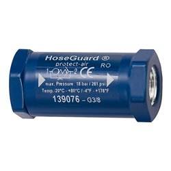 RIEGLER Schlauchbruchsicherung Hose Guard, Alu / Alu, G 2 IG/IG