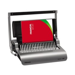 Fellowes Plastikbindegerät Quasar+ 5627701 DIN A4 manuell dunkelgrau