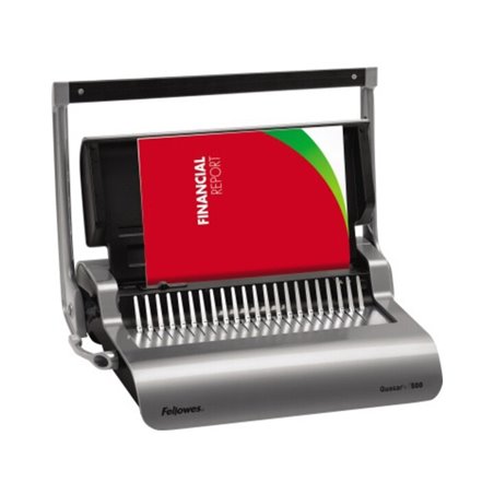 Fellowes Plastikbindegerät Quasar+ 5627701 DIN A4 manuell dunkelgrau