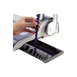 Fellowes Plastikbindegerät Quasar+ 5627701 DIN A4 manuell dunkelgrau