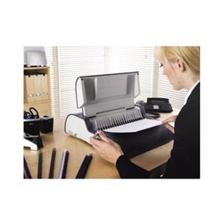 Fellowes Plastikbindegerät Quasar+ 5627701 DIN A4 manuell dunkelgrau