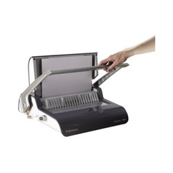 Fellowes Plastikbindegerät Quasar+ 5627701 DIN A4 manuell dunkelgrau
