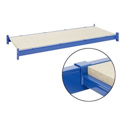 Bito Spanplattenböden mit Unterzug, enzianblau