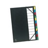 Exacompta Ordnungsmappe Ordonator 55341E 12Fächer DIN A4 schwarz