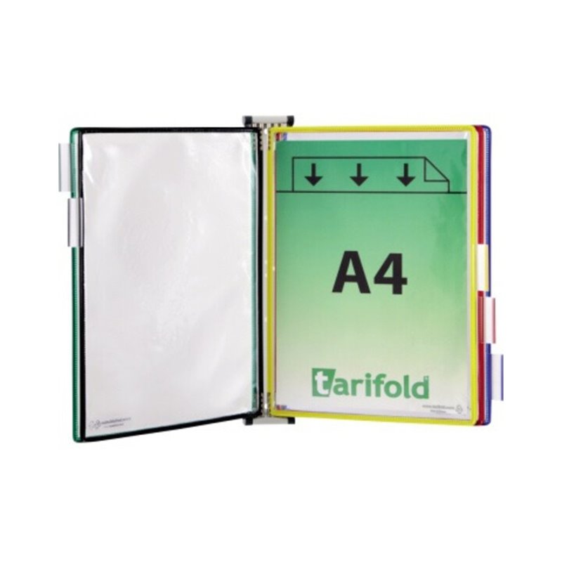 Tarifold Wandelement 414159 mit 5 Sichttafeln A4 sortiert