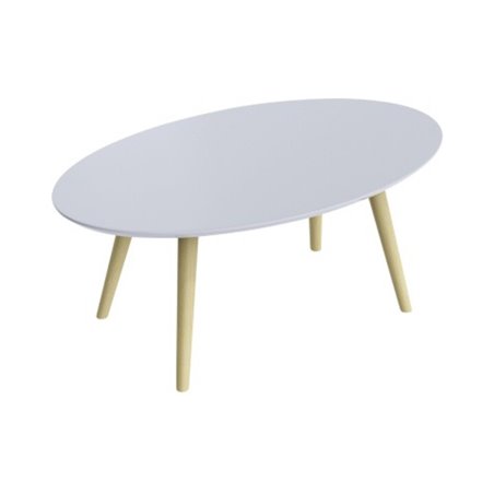 easyDesk Beistelltisch scandi TBS85.23.13 50x85cm buche/weiß