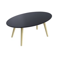 easyDesk Beistelltisch scandi TBS85.23.01 50x85cm buche/schwarz