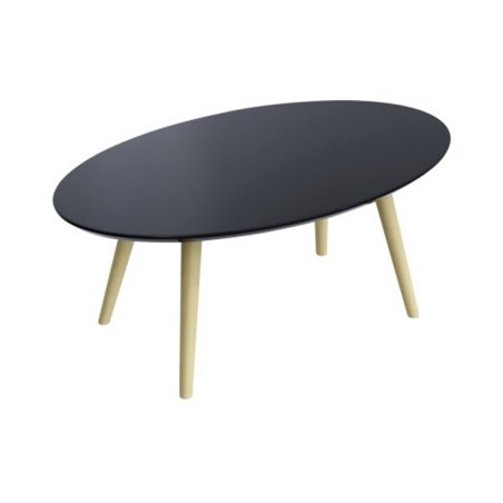 easyDesk Beistelltisch scandi TBS85.23.01 50x85cm buche/schwarz