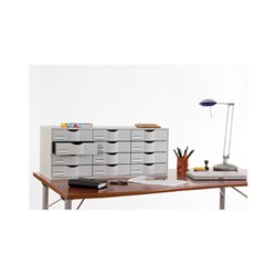 Paperflow Sortierstation 9H444L2.02 85,7x32,9x34,2cm 12Fächer grau