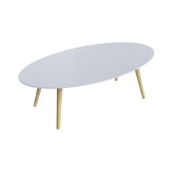 easyDesk Beistelltisch scandi TBS115.23.13 60x115cm buche/weiß