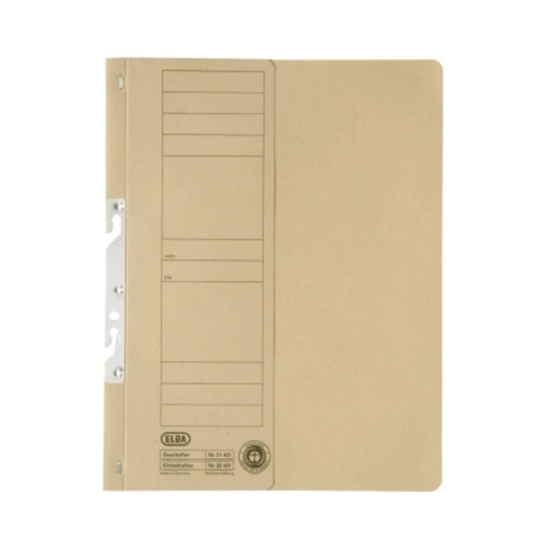 ELBA Einhakhefter Behördenh.halber Vorderdeckel chamois 22421CH