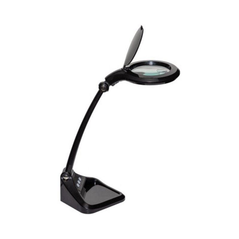 MAUL LED-Lupenleuchte MAULiris 8261290 LED 7W schwarz