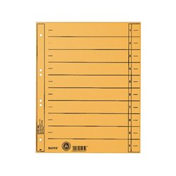 Leitz Trennblatt 16580015 DIN A4 230g Karton gelb