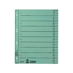 Leitz Trennblatt 16580030 DIN A4 230g Karton hellblau