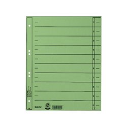 Leitz Trennblatt 16580055 DIN A4 230g Karton grün