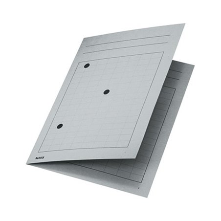 Leitz Umlaufmappe 39980085 DIN A4 3Sichtlöcher Karton grau