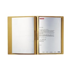 Leitz Pendelhefter 21870000 DIN A4 Combi-Zweifalz naturbraun