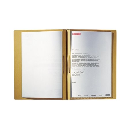 Leitz Pendelhefter 21870000 DIN A4 Combi-Zweifalz naturbraun