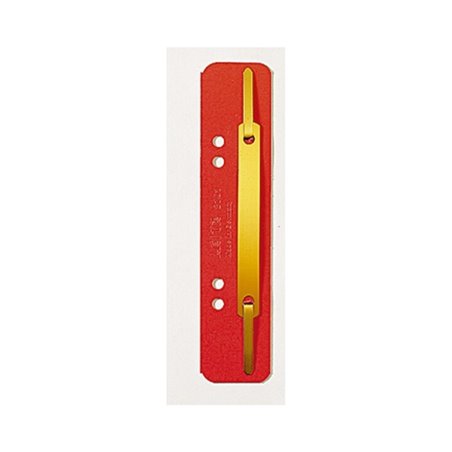 Leitz Einhängeheftstreifen 37010025 35x158mm Karton/Metall rot