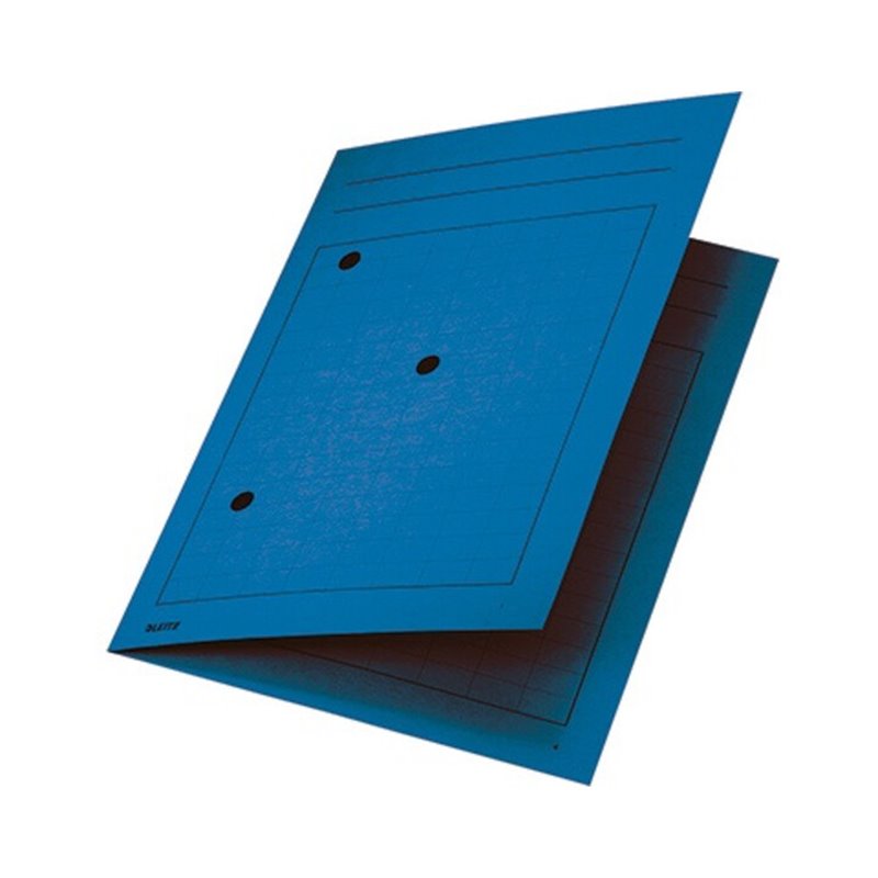 Leitz Umlaufmappe 39980035 DIN A4 3Sichtlöcher Karton blau