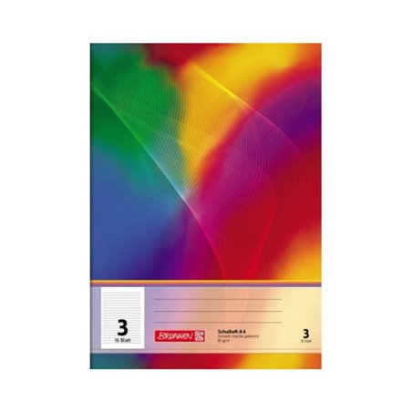 BRUNNEN Schulheft 104490302 A4 lin3 16Bl