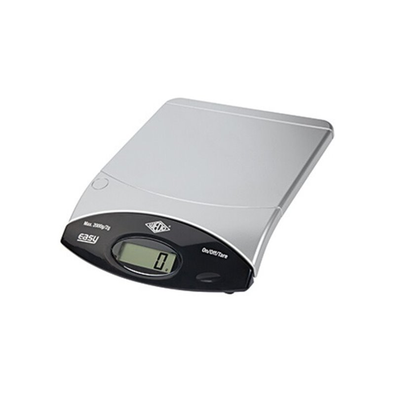 WEDO Briefwaage Easy 482200 Batterie 2kg schwarz/silber