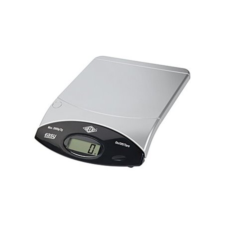 WEDO Briefwaage Easy 482200 Batterie 2kg schwarz/silber