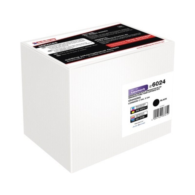 edding Toner 18-6024 wie Lexmark C544X2KG/C544X1KG schwarz