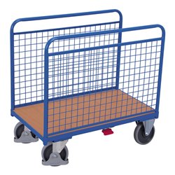 VARIOfit Seitenbügelwagen mit Drahtwänden 700231 200 mm 500 kg Thermoplastisches Gummi