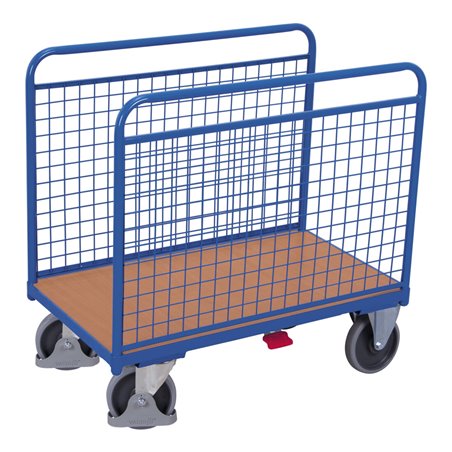 VARIOfit Seitenbügelwagen mit Drahtwänden 700231 200 mm 500 kg Thermoplastisches Gummi