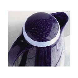 Helios Isolierkanne Wave Push 2934-008 1l dunkelblau