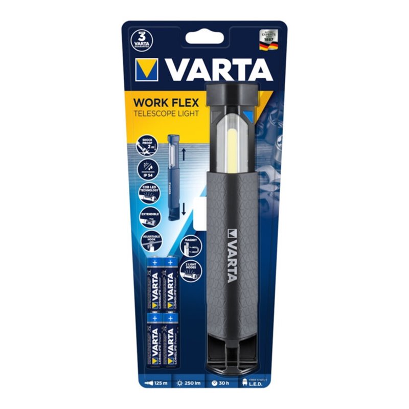 Varta Arbeitsleuchte Work Flex Telescope Light 18646101421