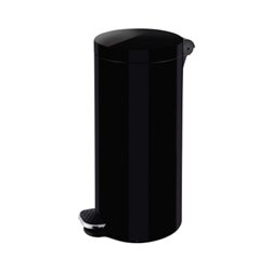 helit Tretabfalleimer H2404395 Silberionen 30l schwarz