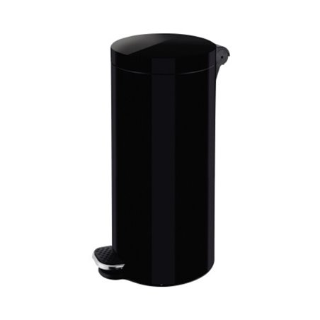 helit Tretabfalleimer H2404395 Silberionen 30l schwarz