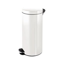 helit Tretabfalleimer H2404305 Silberionen 30l weiß