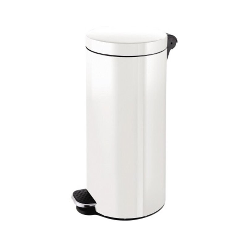 helit Tretabfalleimer H2404305 Silberionen 30l weiß