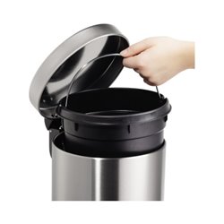 helit Tretabfalleimer Design Classic H2403500 12l Edelstahl