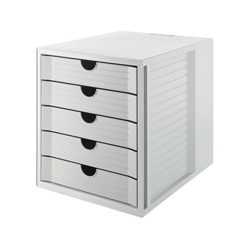 HAN Schubladenbox KARMA 14508-18 5Schubfächer Recycling öko-gr