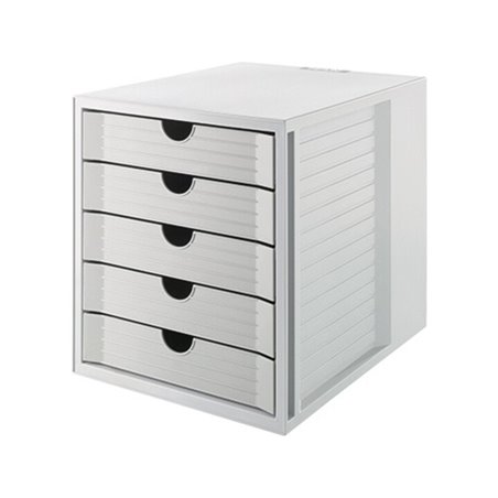 HAN Schubladenbox KARMA 14508-18 5Schubfächer Recycling öko-gr