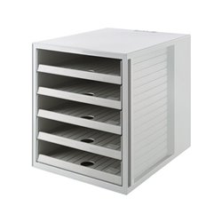 HAN Schubladenbox KARMA 14018-18 5Schubfächer Recycling öko-gr