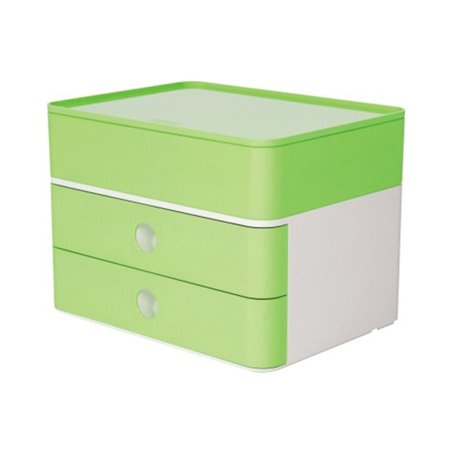 HAN Schubladenbox SMART-BOX PLUS ALLISON 2 Schubladen 1100-80 grün