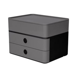 HAN Schubladenbox SMART-BOX PLUS ALLISON 2 Schubladen 1100-19 gr