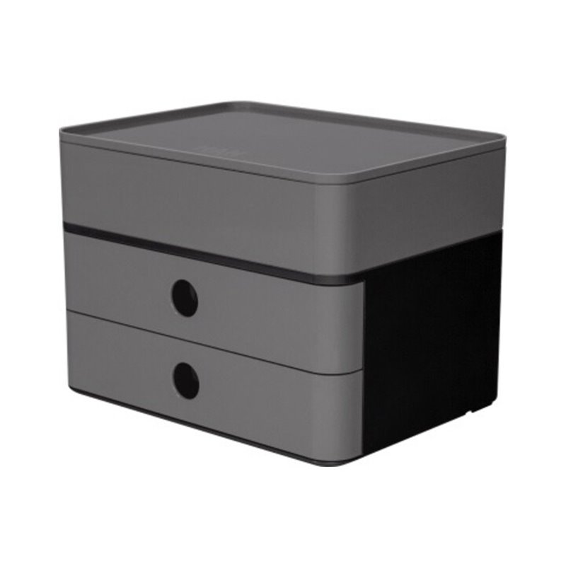 HAN Schubladenbox SMART-BOX PLUS ALLISON 2 Schubladen 1100-19 gr