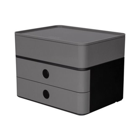 HAN Schubladenbox SMART-BOX PLUS ALLISON 2 Schubladen 1100-19 gr