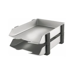 HAN Briefablagenset WAVE Exclusiv 2742-77 2teilig Abdeckplatte silber