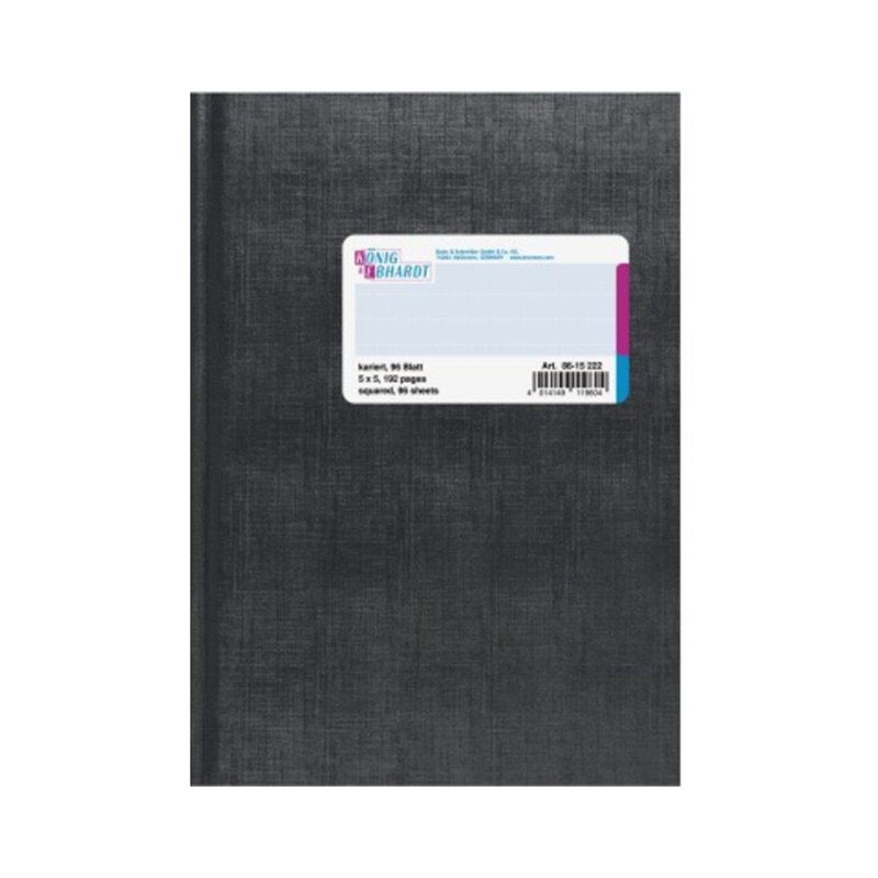 König & Ebhardt Kladde 8615222 DIN A5 kariert 96Blatt