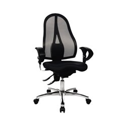 TOPSTAR Bürodrehstuhl Sitness 15 ST19U inkl. Armlehnen schwarz
